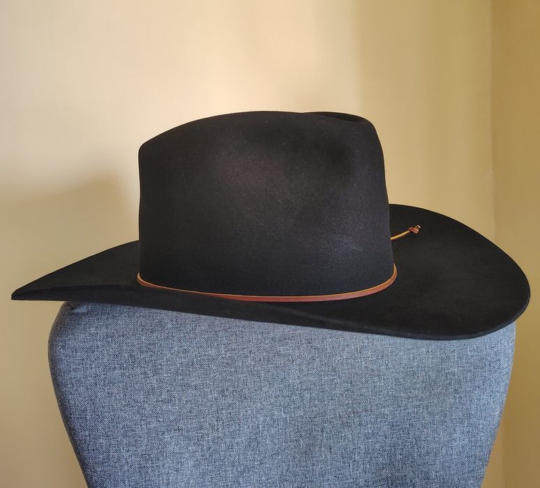 Pălărie Stetson cowboy western pinch front castor superbă