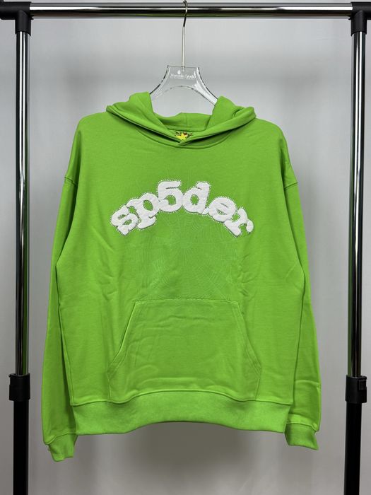 Spider & Young Thug Green Hoodie | Hanorac Sp5der