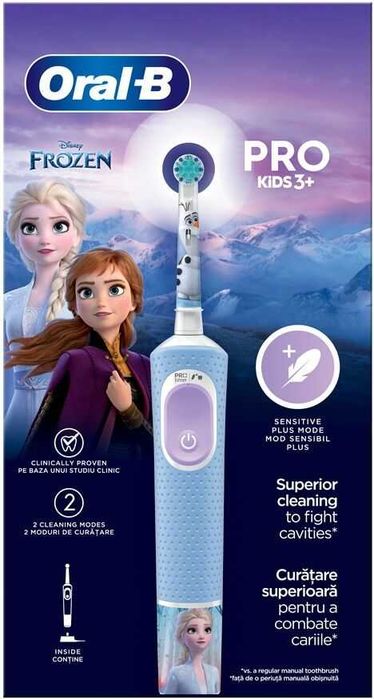 Детска електрическа четка за зъби Oral-B Pro Kids Frozen НОВА