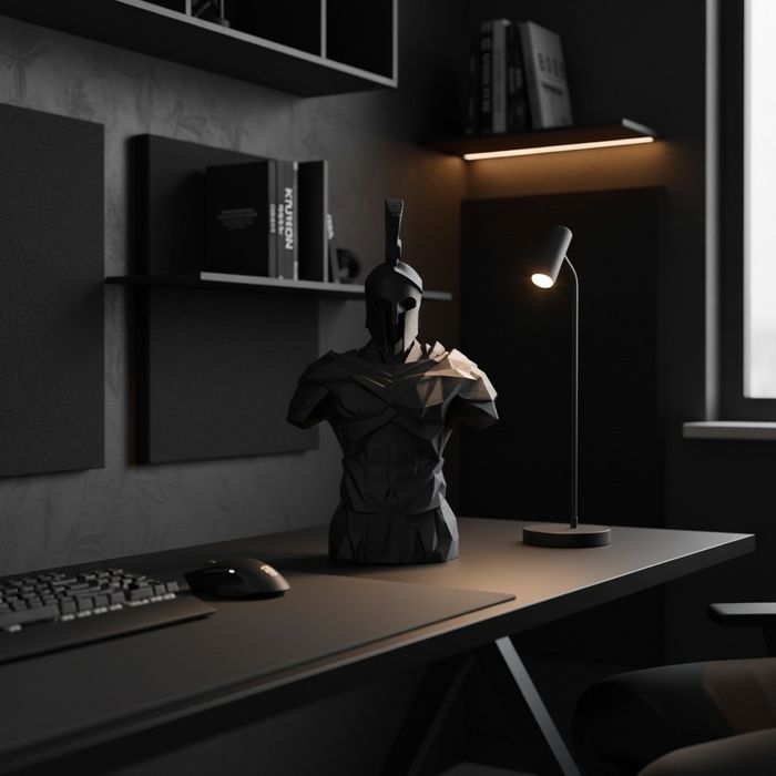 Статуетка Спартанец – модерна 3D фигура 17 см.