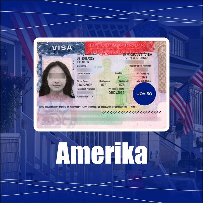 Amerika vizasini qo`lga kiritish