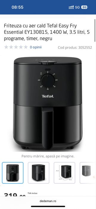 Friteoza tefal  easy fry essential