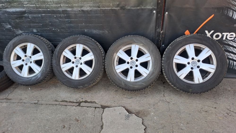 ПРОМО: 16" 5X112mm VW TIGUAN + 4бр. Зимни 215 65 16 Cooper, 5Х112мм