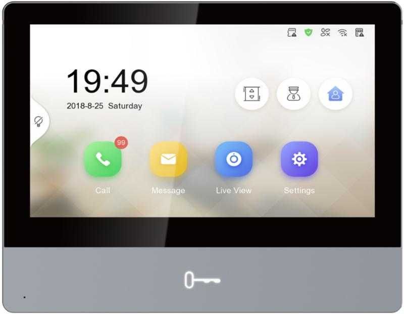 Hikvision DS-KH8350-WTE1(O-STD) видеодомофон