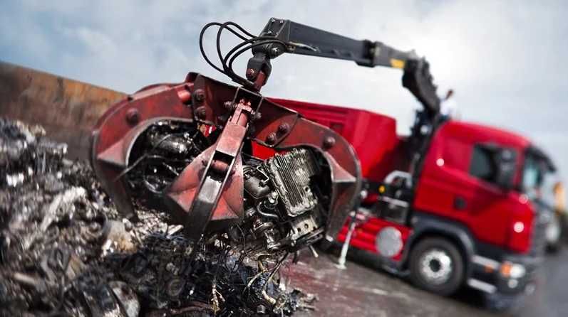 Камион с кран и щипка извозваме строителни отпадъци боклукСОФИЯ ПЕРНИК