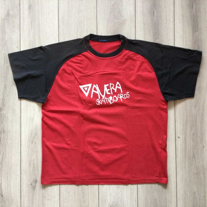 оригинална скейтърска тениска AVERA SKATEBOARDS размер XL / XXL от САЩ