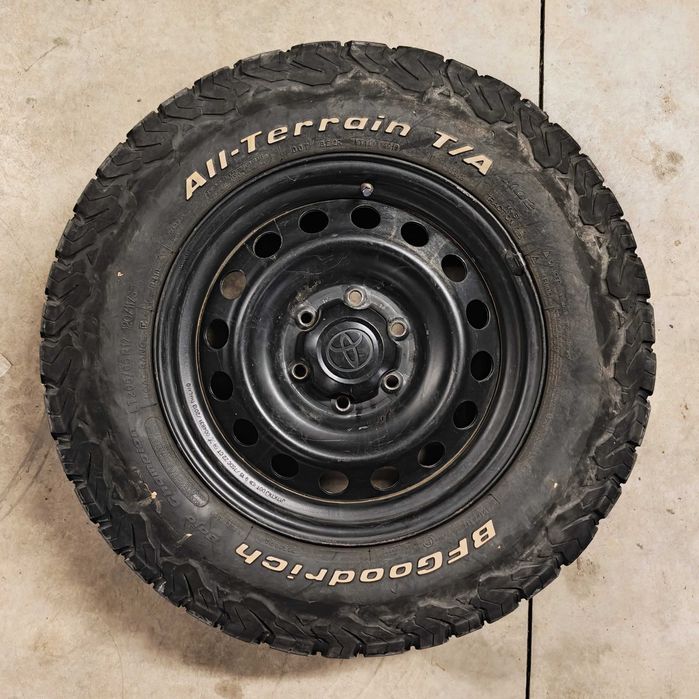 4х Гуми с джанти за Тойота 265/65/17 BFGoodrich All-Terrain