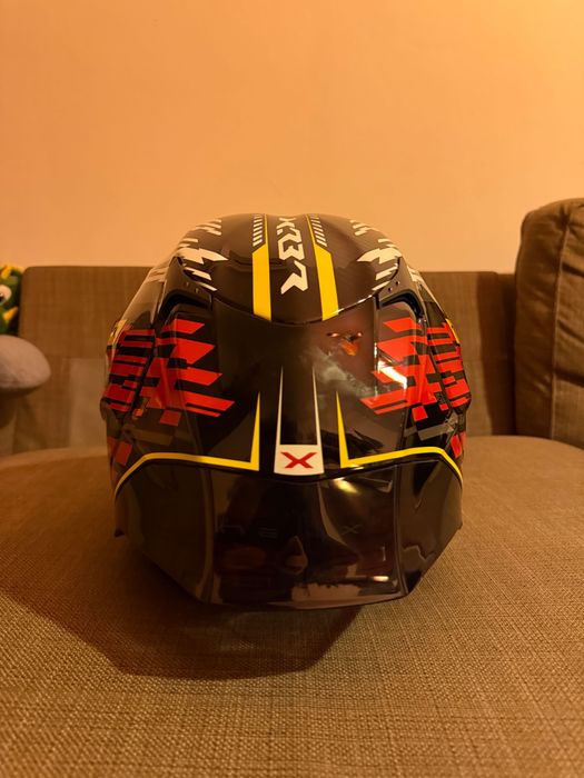 Casca Nexx X.R3R Glitch Racer Red