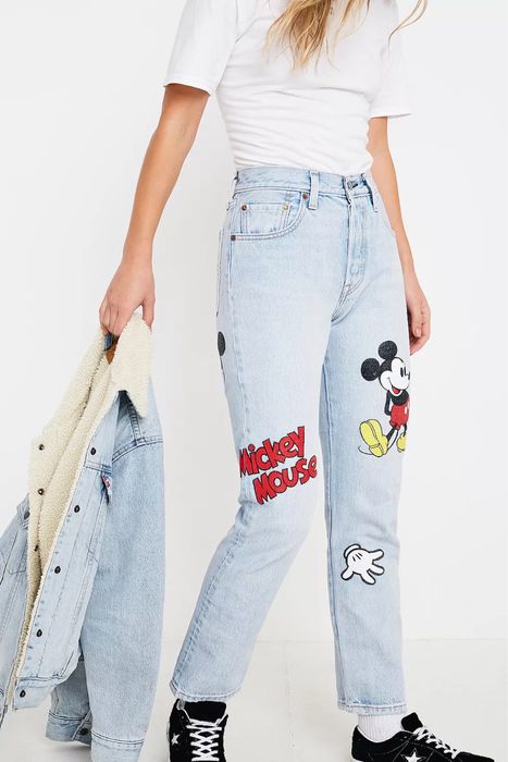 Levi’s x Mickey Mouse 501 Crop Jeans ОРИГИНАЛНИ дамски дънки - 27