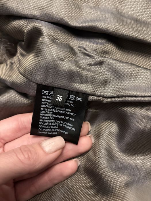 Vesta blana de vulpe