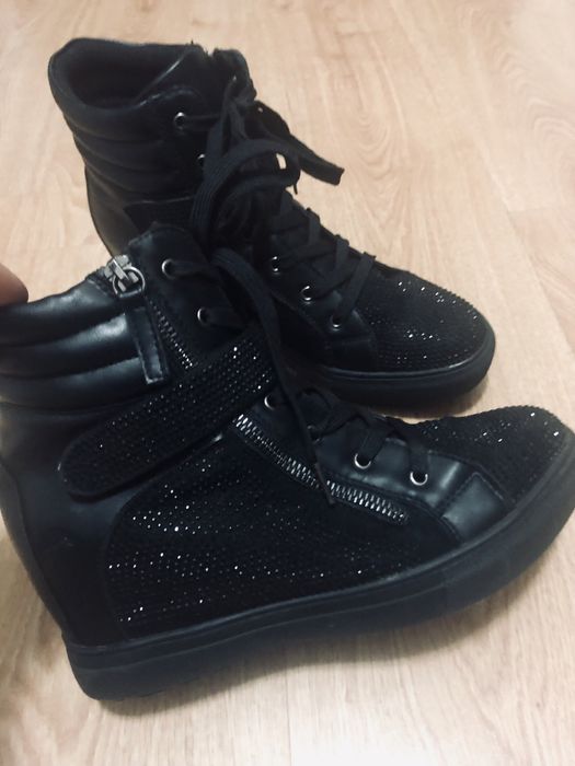 Дамски боти, обувки с камъчета Paolo Botticelli