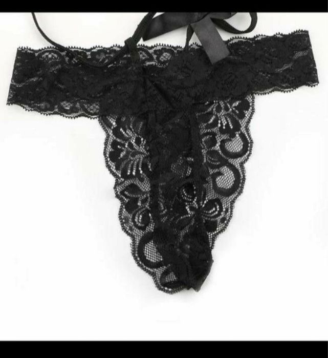 кружевной боди с бантиками