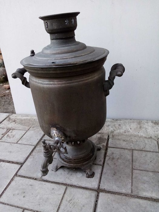 Самовар на дровах (латунь)