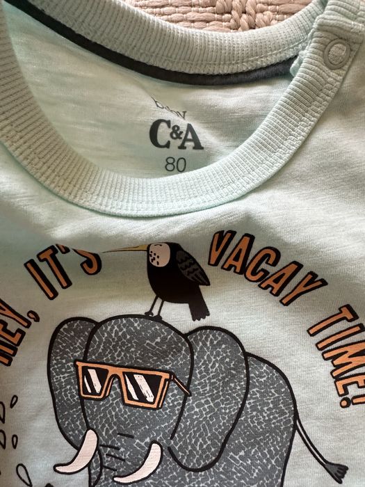 Нови летни дрешки за момченце 80см