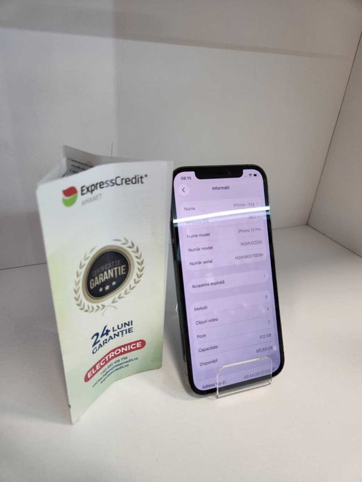 Iphone 12 PRO 512 GB (Ag8 Tudor1/B74403) – Garantie 2 Ani!