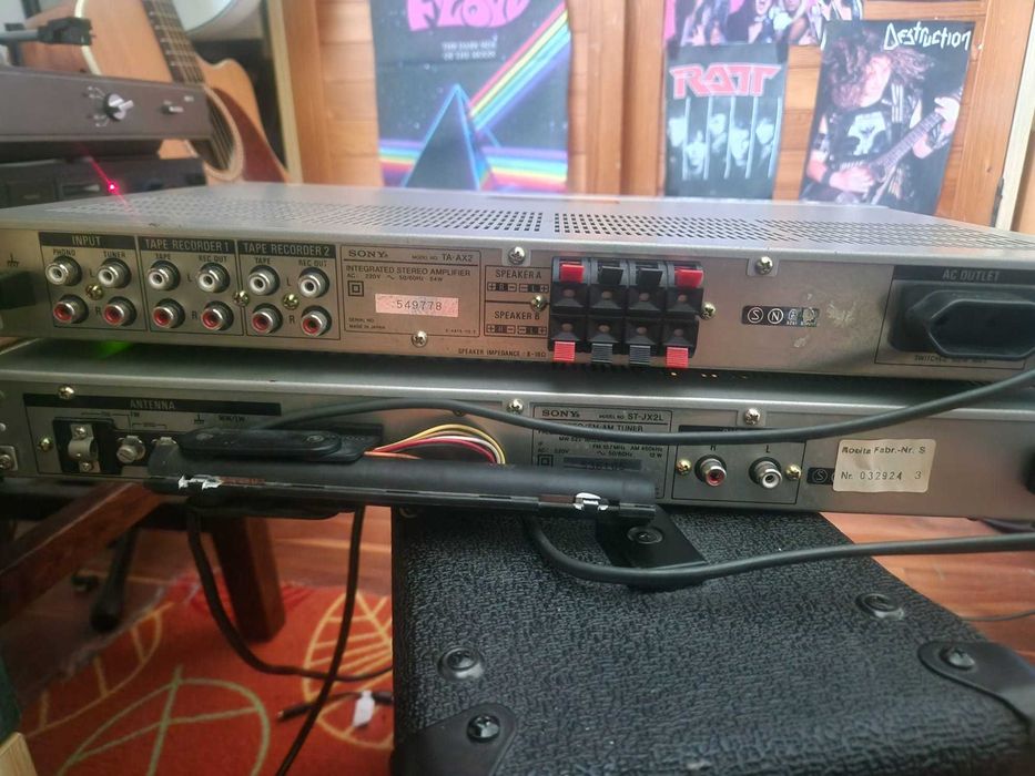 Linie Audio Hifi Sony TA-AX2 + Tuner ST-JX2L - Stare Bună / Curățate
