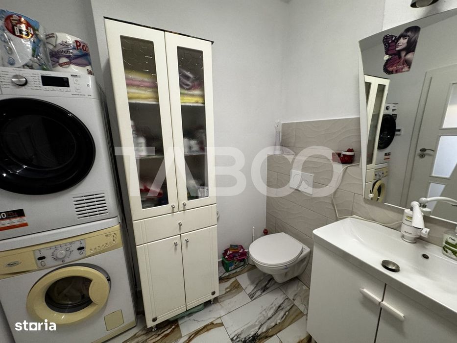 Apartament cu 3 camere 64 mp 2 bai 2 parcari gradina 63 mp boxa Sibiu