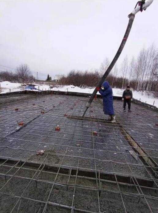 Монолит по промышленный здании