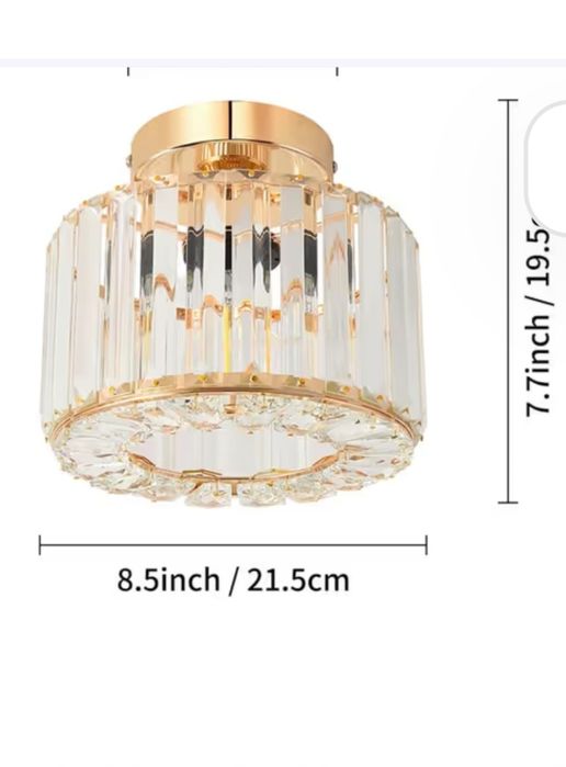 Candelabru modern din cristal