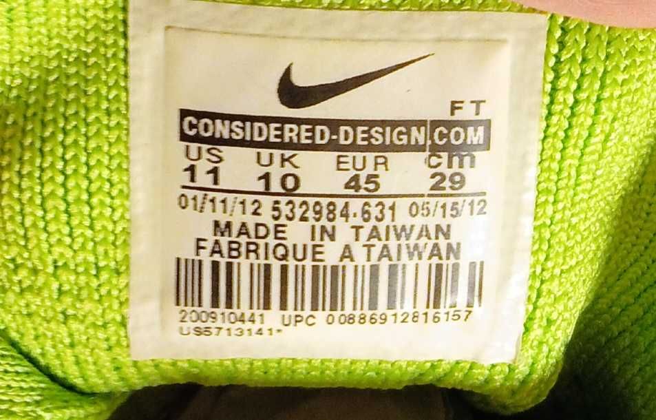 NIKE "Flyknit TR" - оригинални маратонки, №45