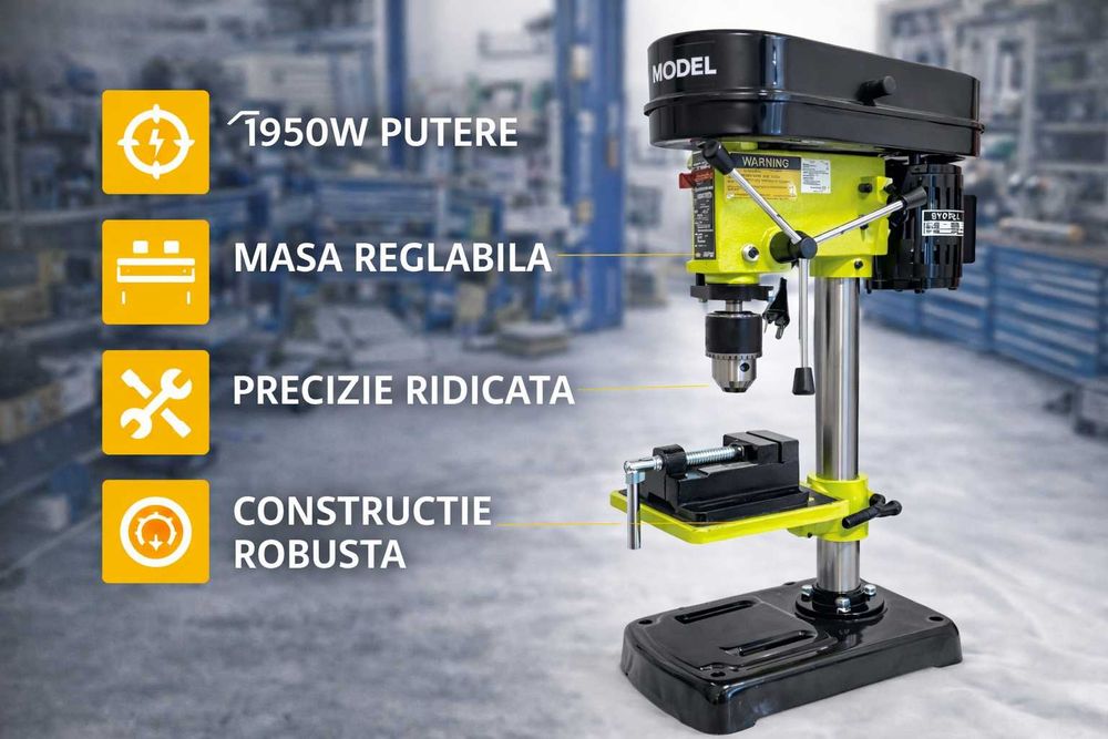 Masina gaurit coloana 1950W Ryodel Profesional Atelier