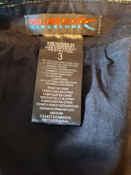 Rochie Custo Barcelona matase naturala