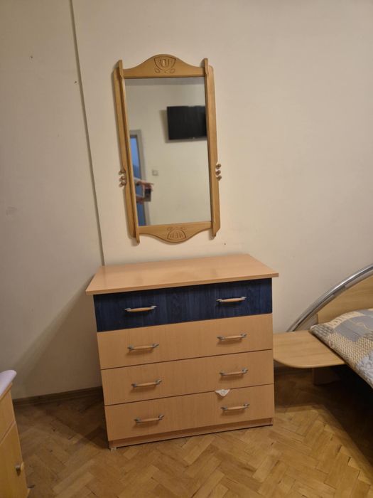 Комплект спалня с огледало,скрин