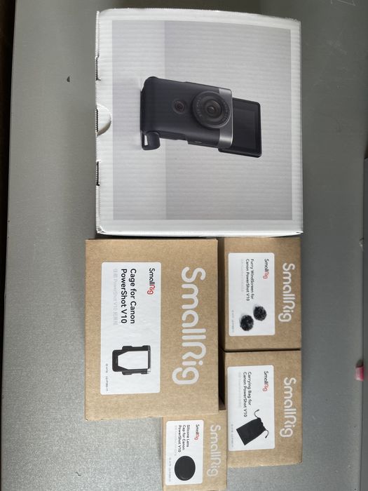 Camera vlogging canon powershot v10, 4k wi fi , bluetooth