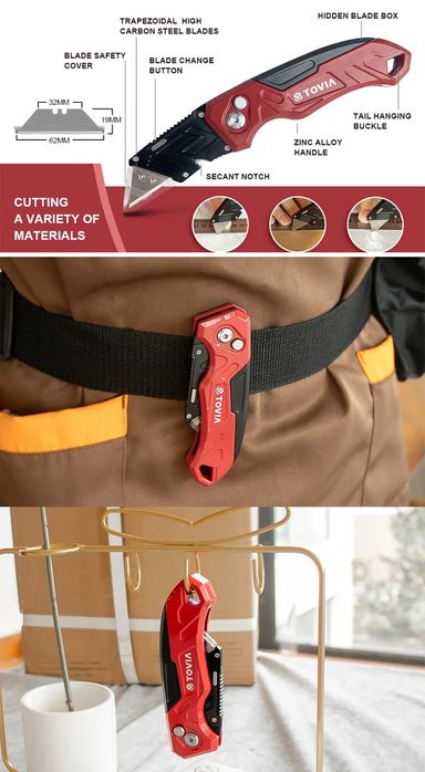 Сгъваем макетен нож Tovia HKA42