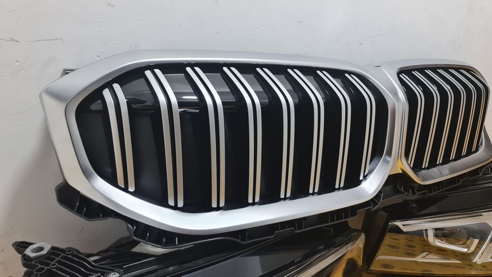 Grila masca radiator clapete active far faruri led BMW 3 G20 G21 facelift lci bara aripa capota armatura