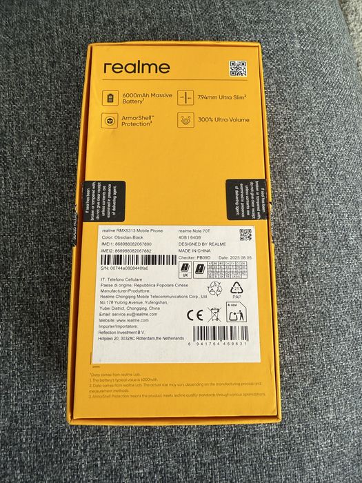 Realme Note 70T