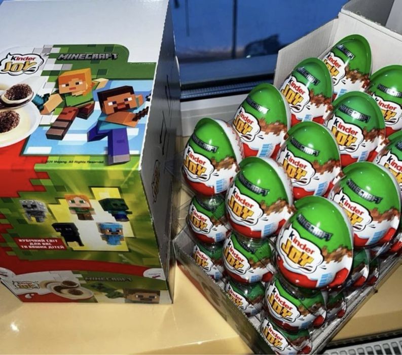 Kinder joy minecraft киндер джой майнкрафт