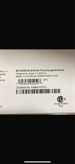 Casti Wireless Airpods pro 2