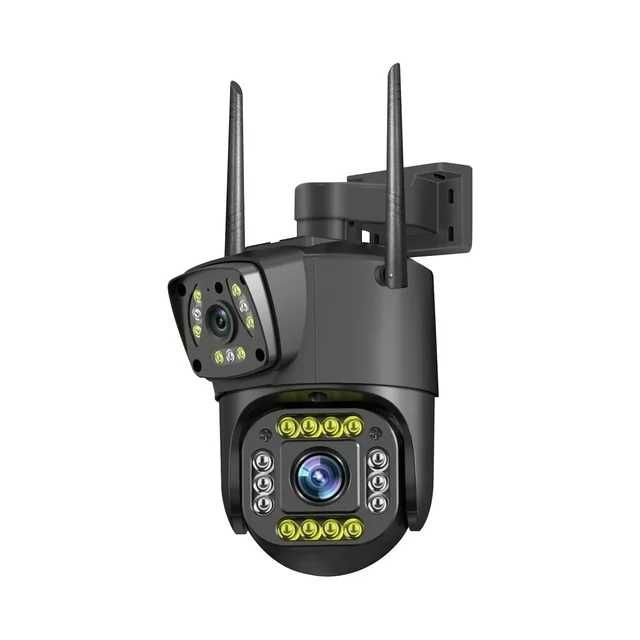 Camera Supraveghere IP Dubla 360  WI-FI 4K 8 MP Zoom 10X