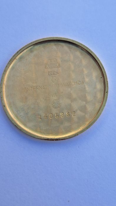 Ceas de Aur 18 K IWC Internațional Watch Schaffhausen
