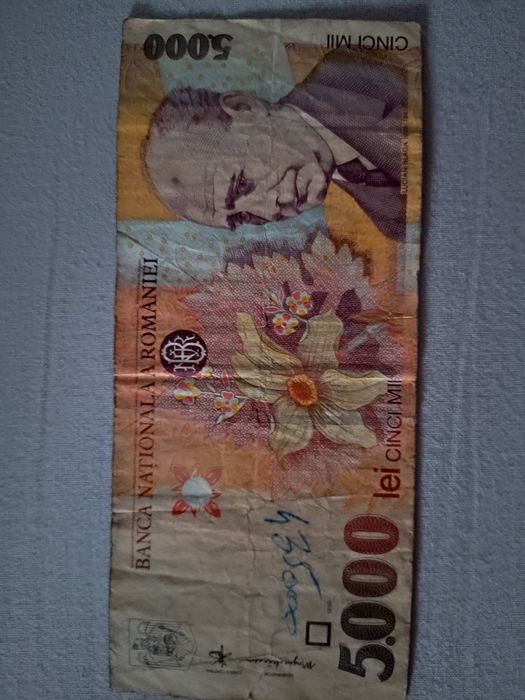 Bancnote vechi 5000 lei,1000 lei,2000 de la eclipsa