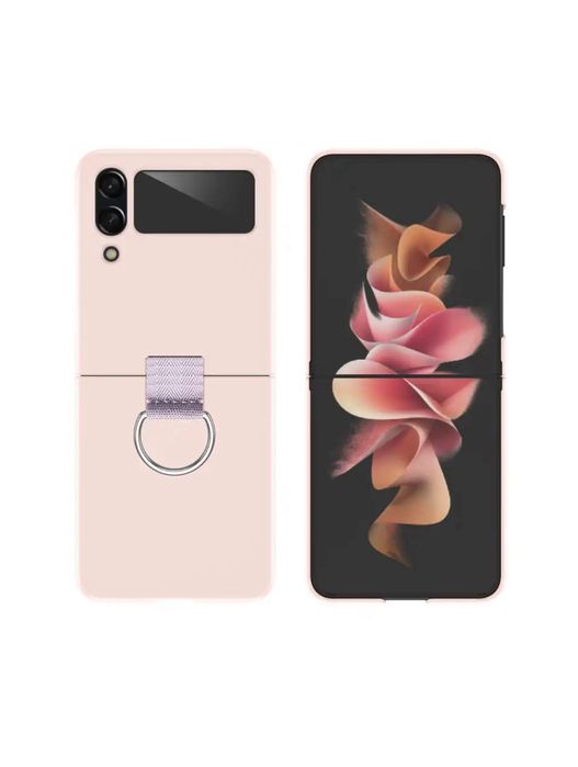 Samsung Z FLIP 3 4 5 6 7 7 FE Husa Slim Din Plastic cu Inel Squad Case