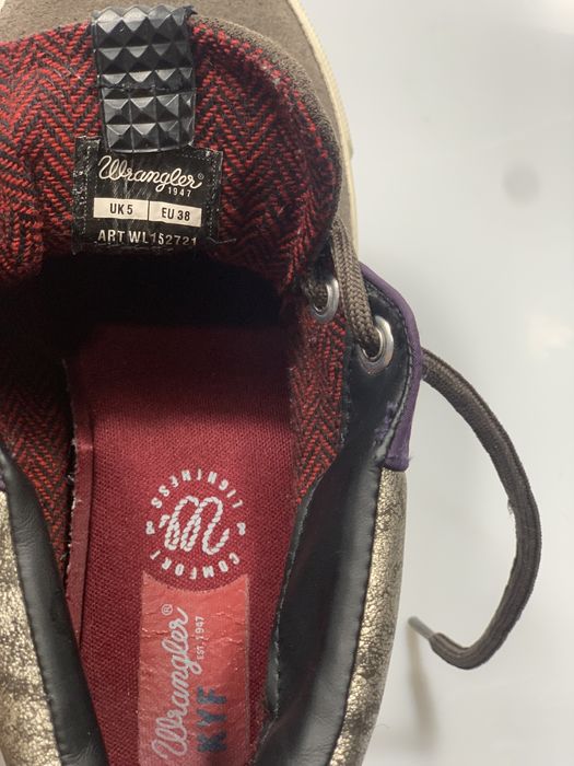 Teniși Wrangler piele + textil size 38 de dama 100% autentici