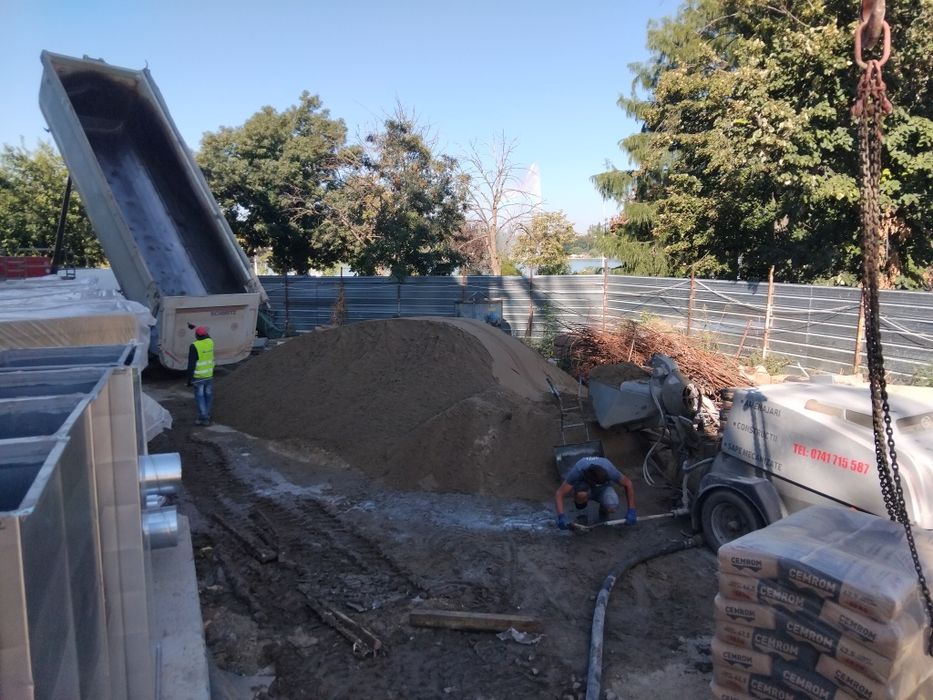 Șapă mecanizată elicopterizată