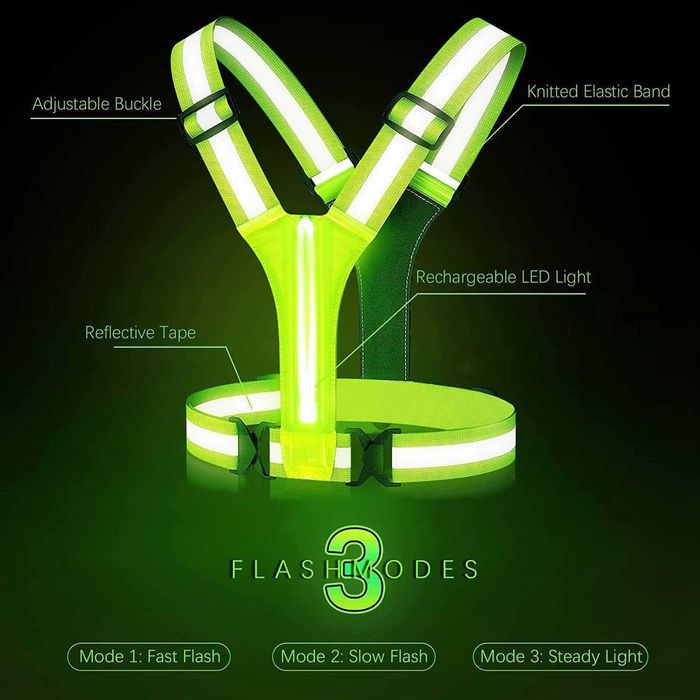 Cветодиодный светоотражающий жилет