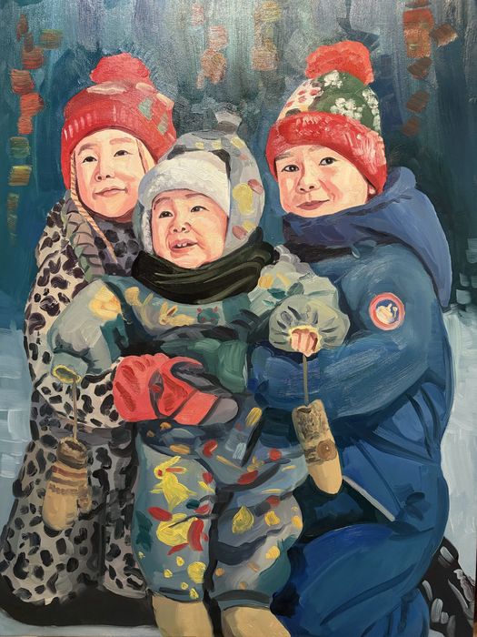 Художник выполнит портреты и картины