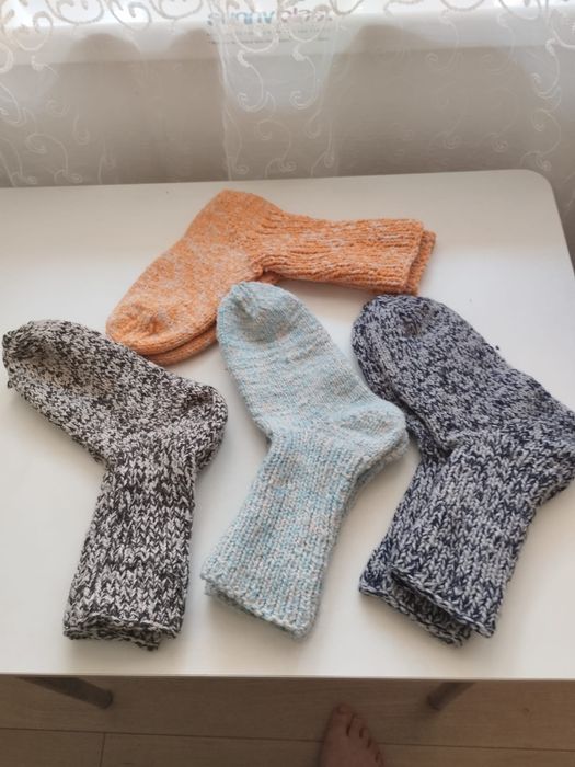 Ciorapi de lana,sosete tricotate.