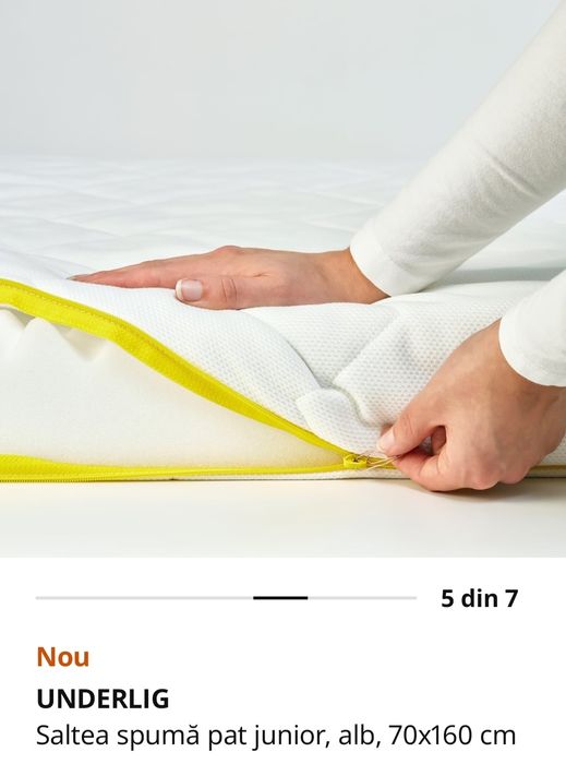 Pat Ikea copii cu saltea