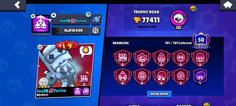 Бравл старс аккаунт