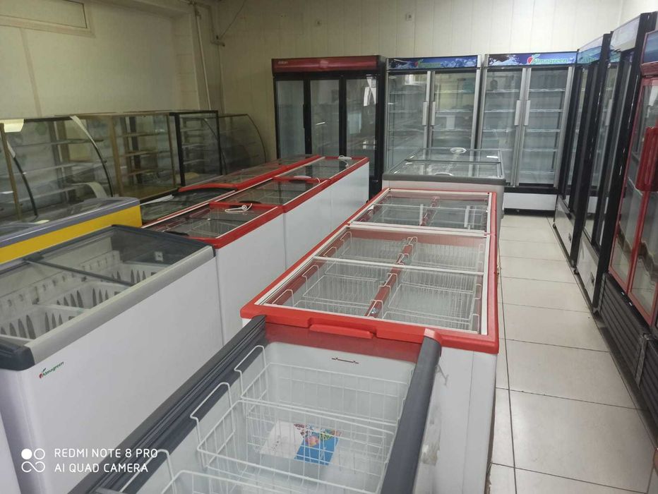 Витринные морозильники Баннеты Алматы