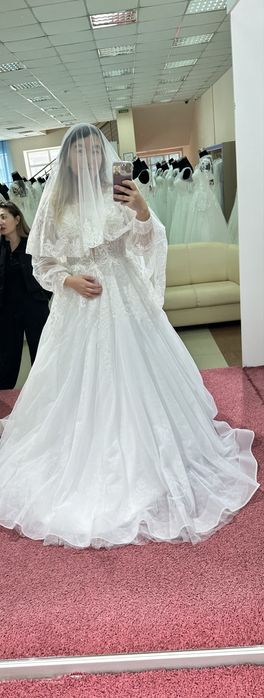 Свадебное платье, 50-52 размера.