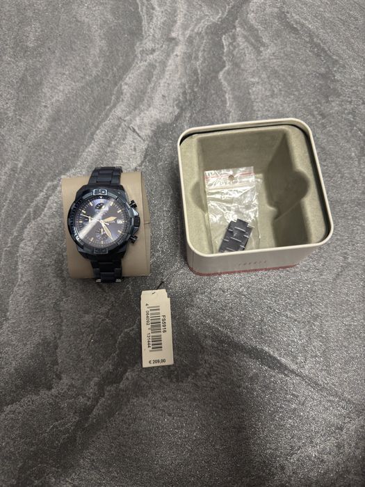 Fossil Bronson Men's Watch with Stainless Steel Bracelet Chronograph