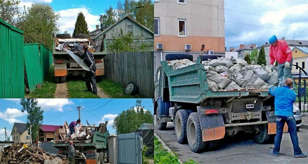 Вывоз мусора камаз Shacman 20 кубов