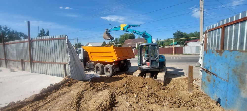 Миниэкскаватор услуги