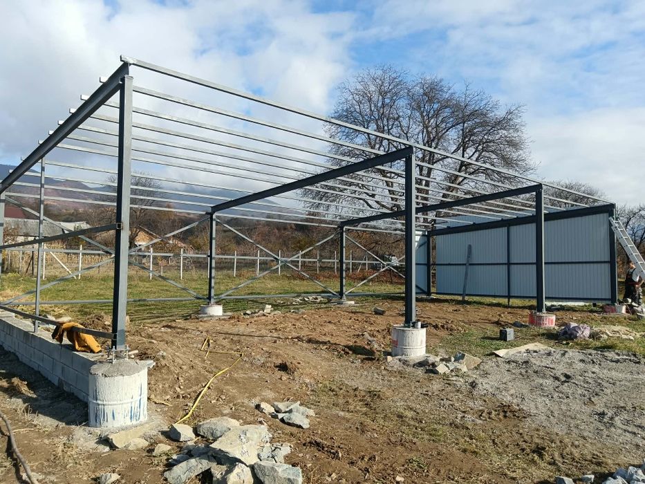 Vand structura 6x12x4/3 4500€ cu montaj